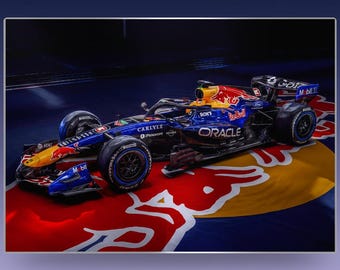 Impresión en aluminio con la decoración del Red Bull 2026 - Arte mural