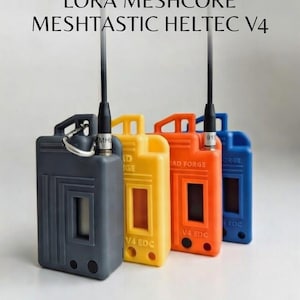 Nœud LoRa EDC Meshtastic Meshcore (Heltec V4) | Compatible GPS ou GPS inclus | Compatible 18650 (batterie non incluse)