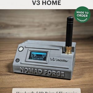 Nœud de bureau Meshtastic Meshcore – Périphérique maillé LoRa Heltec V3 | Communication hors réseau alimentée 18650