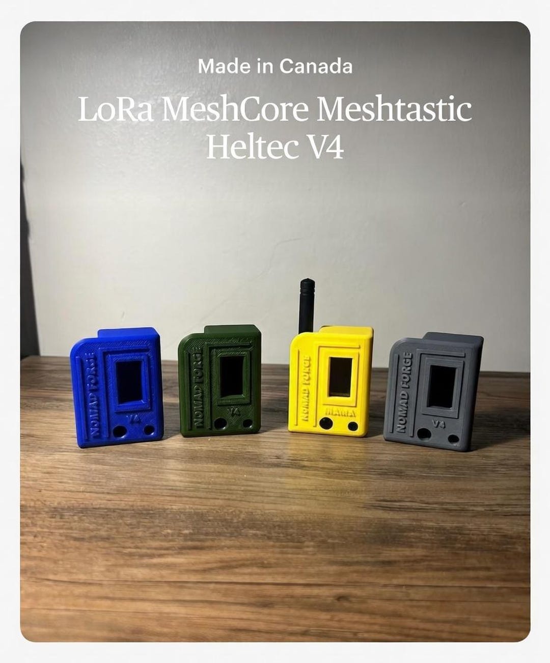Meshtastic Meshcore Lora Node | Heltec V4, Custom 3D Printed Case ...