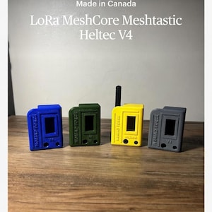 Nœud LoRa Meshtastic Meshcore | Heltec V4, coque personnalisée imprimée en 3D