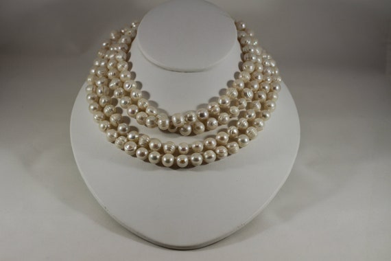 Pearl long shop strand necklaces