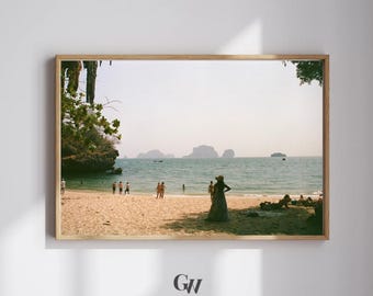Thailand Beach Giclee Print: Railay Beach Film Photograph
