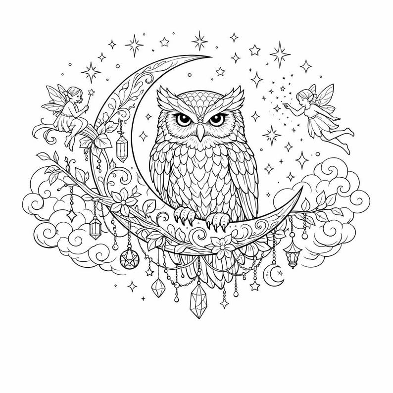 80 Animal Mythical Creatures - Coloring Pages Adult and Kid Printable ...