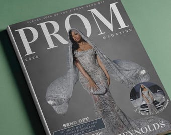 Prom Flyer| Prom Magazine | Prom Invitations | Prom Send Off Invite| Prom Flyer Template| Prom Save the Date| Prom Template |Prom Party