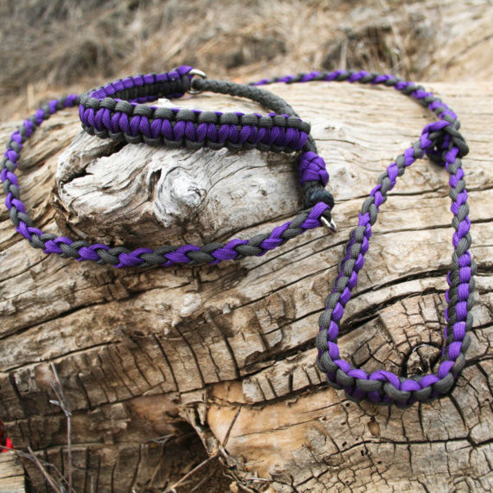 Agility Paracord Dog Collar/Leash Combo Cobra Weave Etsy