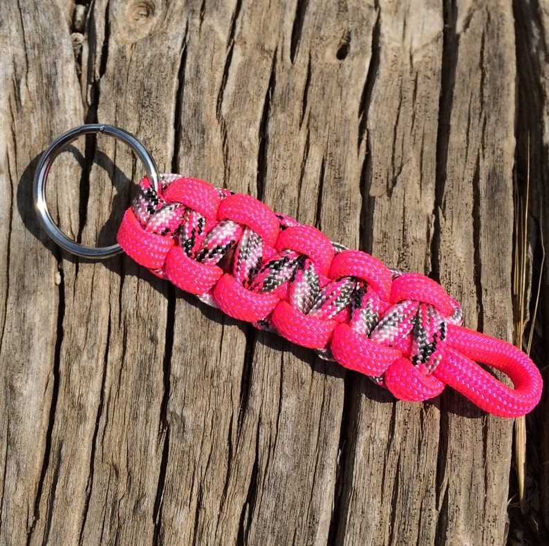 Paracord Keychain Zipper Pull Tab Etsy