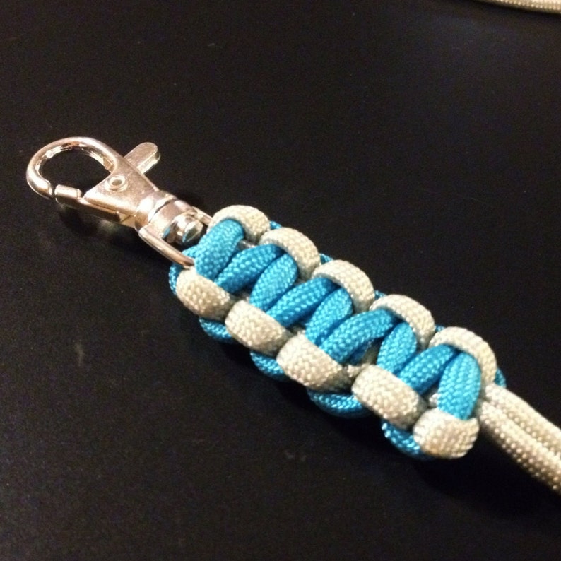 Paracord Custom Lanyard ID/Clicker/Herding Whistle Etsy
