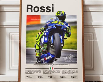 Valentino Rossi Motogp 2004 Welkom Wall Art Print Poster - Etsy