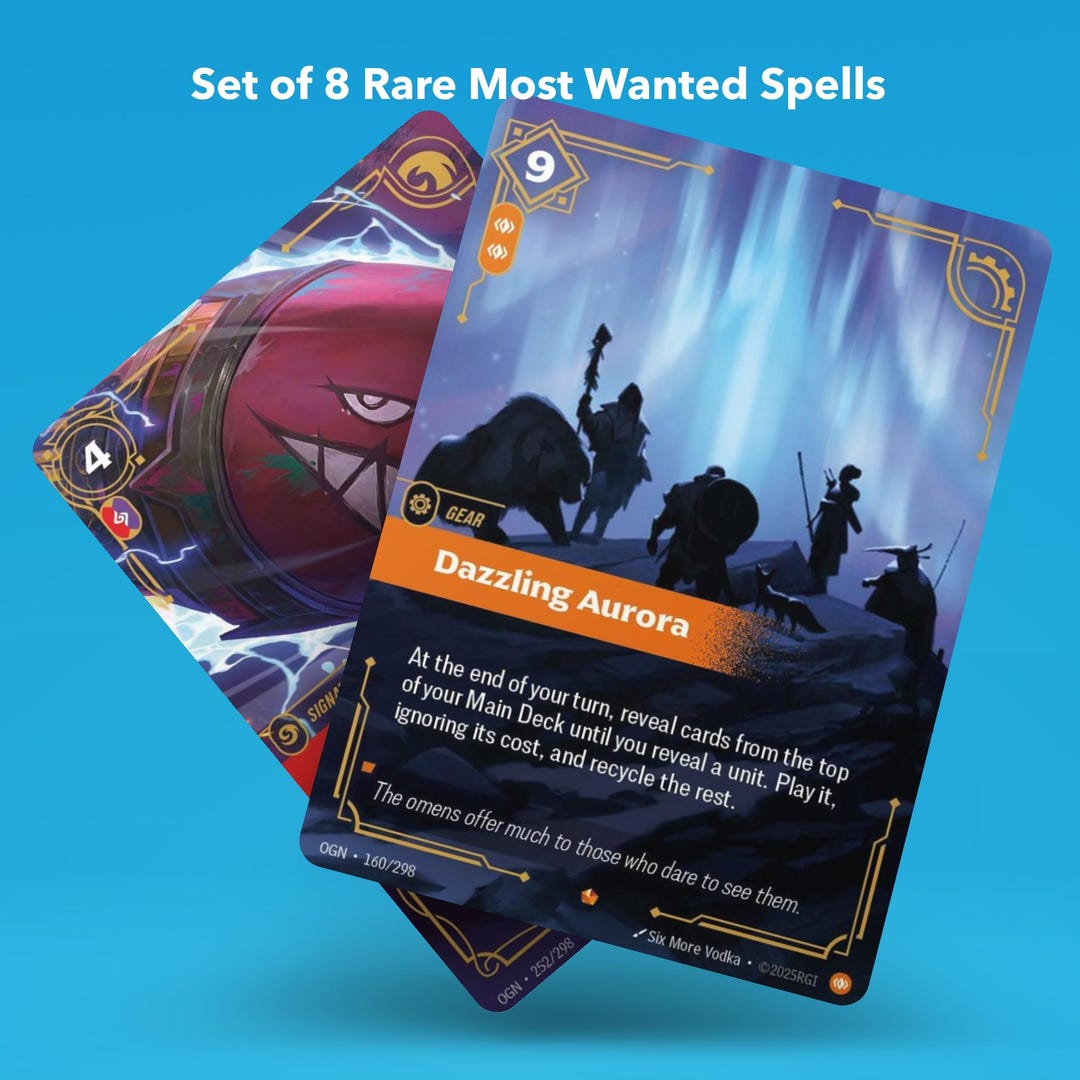 Riftbound Proxy Set or Singles of Rare Spell Cards! - Etsy