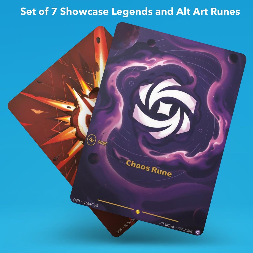 Riftbound Rare Proxy Runes Showcase Legends and Alt Art - Etsy
