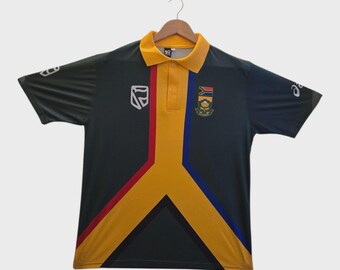 Maillot Vintage De Cricket Afrique Du Sud Années 2000 - Taille M, Neuf Avec Défauts Mineurs