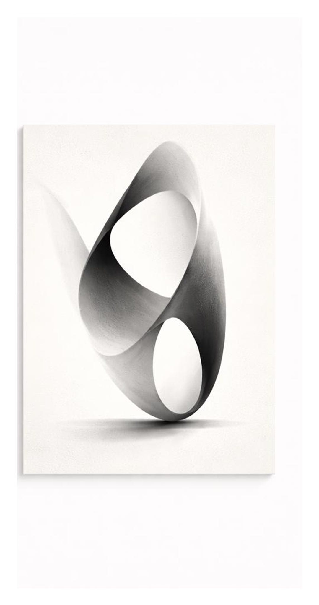 Minimalist Black and White Abstract Art Prints | Set of 3 (digital ...