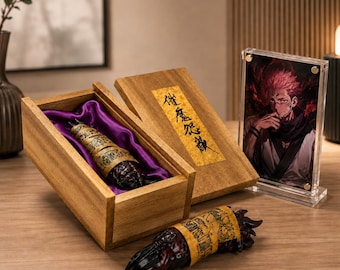 Jujutsu Kaisen Ryomen Sukuna Cursed Finger Figure – Anime Statue in Box, Collectible Sculpture, Living Room Decor & Gift for Fans