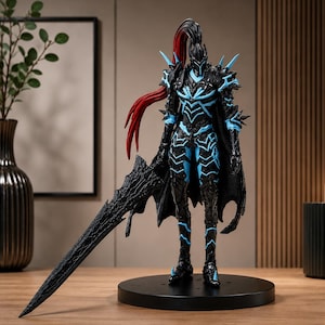 Solo Leveling Anime Figure 21 cm (8,27 cala) – Sung Jinwoo / Knightmaster Yeglit – Kolekcjonerska figurka z PVC