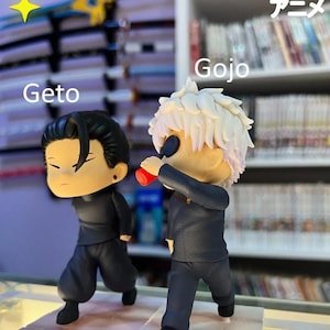 Jujutsu Kaisen Gojo Satoru & Geto Suguru Juego de figuras - Estatua coleccionable de PVC de anime de 11 cm, juguete de exhibición de manga, regalo para fanáticos del anime imagen 5