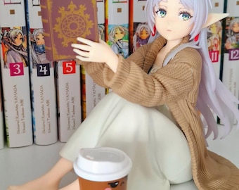 Figura de anime Frieren de Beyond Journey's End: estatua de PVC de 12 cm con pijama adorable, modelo coleccionable de escritorio, regalo para amantes del anime.