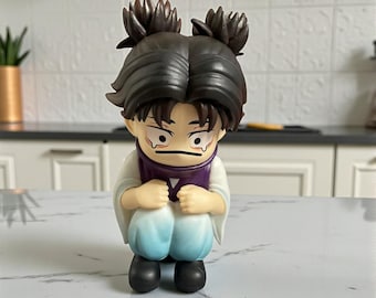 Minifigura de Choso de 10 cm: adorable estatua de escritorio inspirada en JJK "Agredida", modelo de juguete de PVC y regalo de cumpleaños.