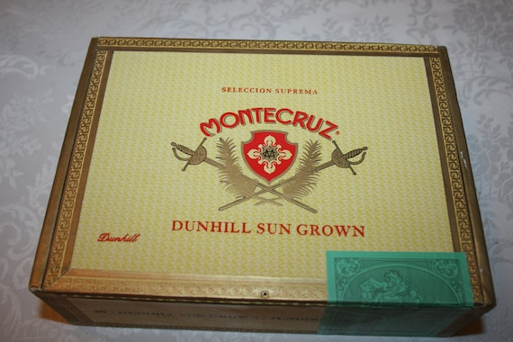 Vintage Montecruz Dunhill Cigar Box - Dominican Republic, Craft