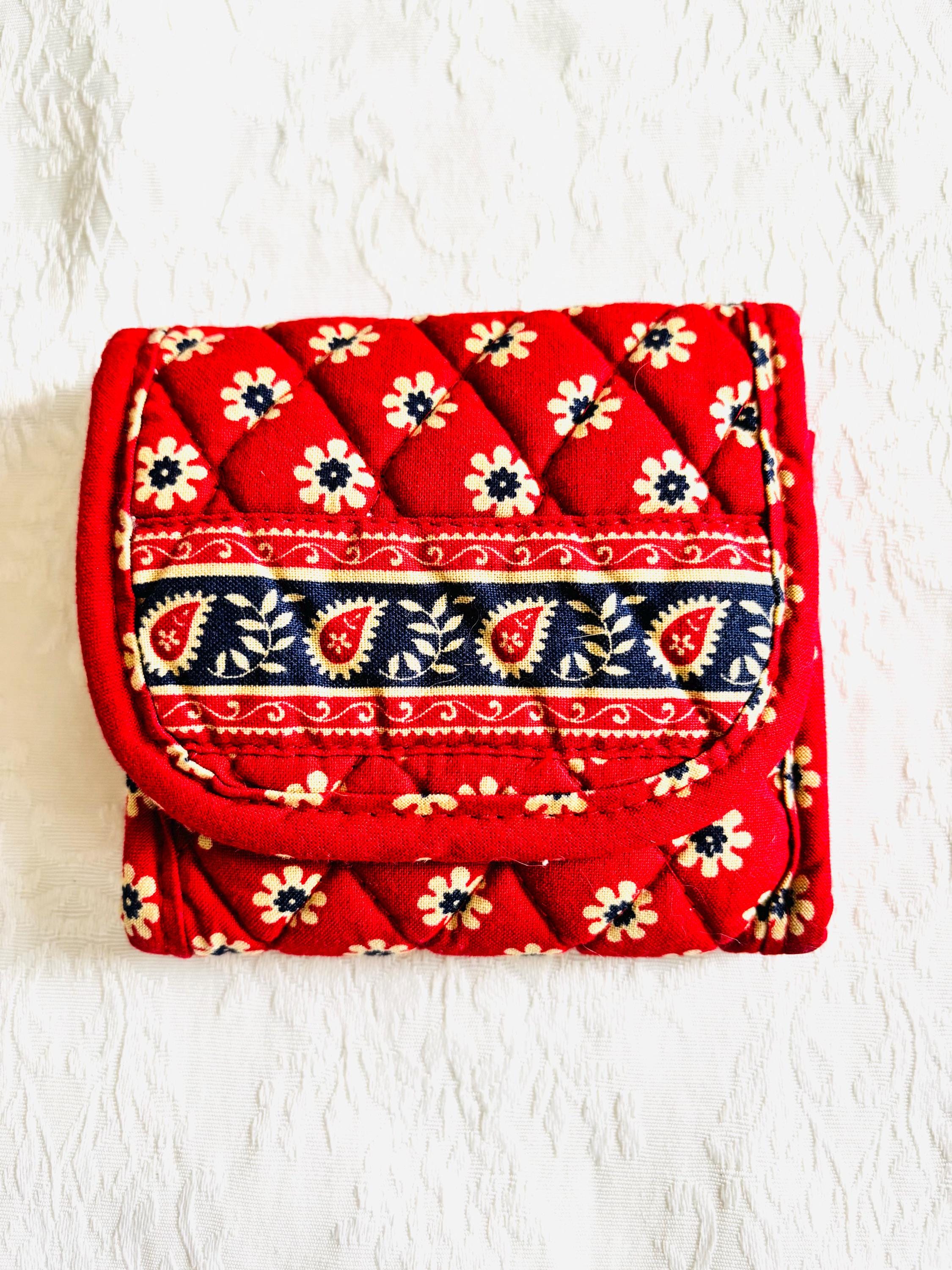 Vera Bradley Mimi Villa Red Backpack and Wallet. Vera Bradley Red - Etsy main image 2