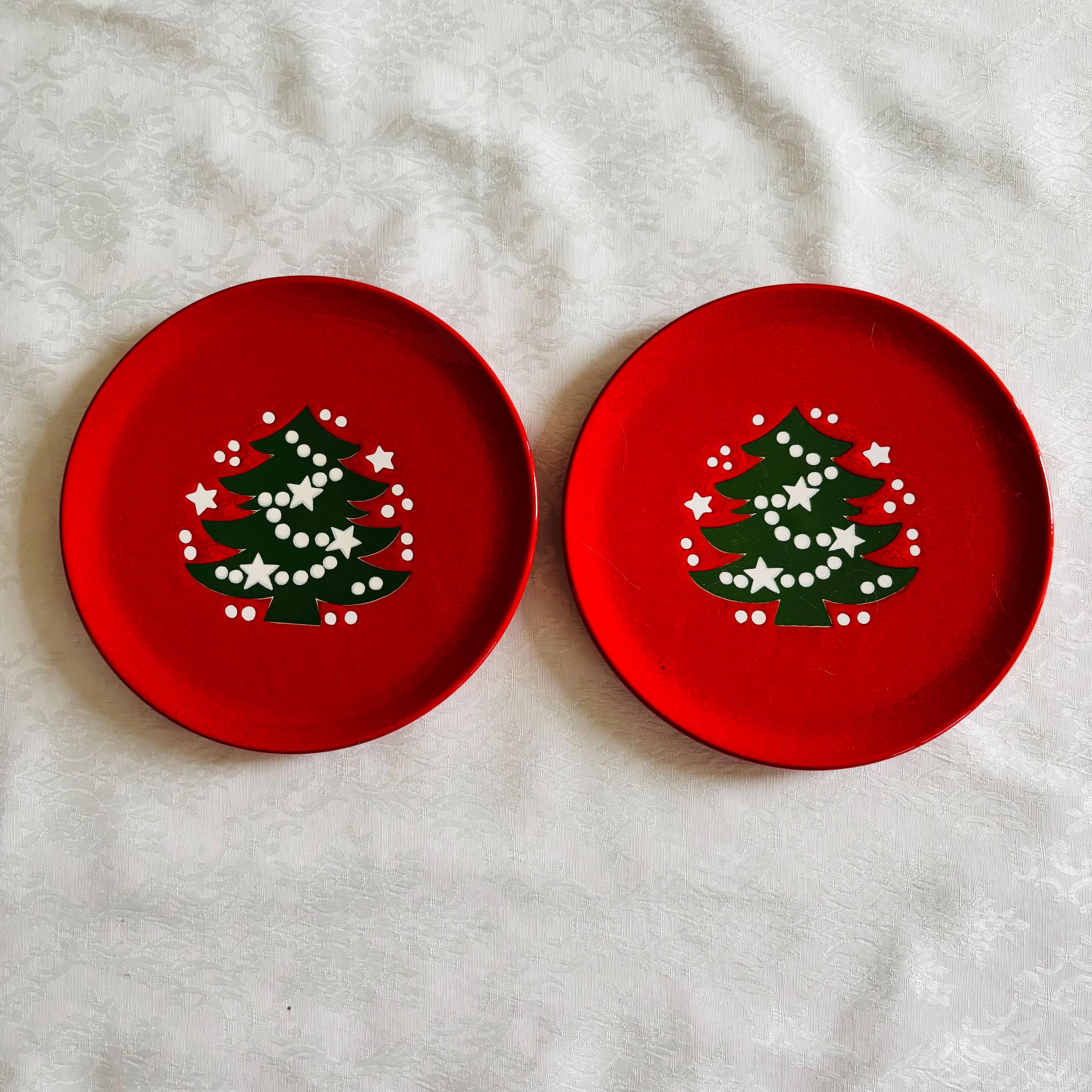 ドイツWAECHTERSBACH 赤　プレート　6枚セット Waechtersbach Plates - Etsy