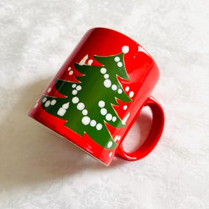 Waechtersbach, Germany, Christmas Tree, Trees, Christmas Mug, Red, White Green