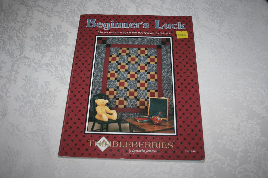 Large Soft Cover Book, Thimbleberries, Beginner's Luck, by