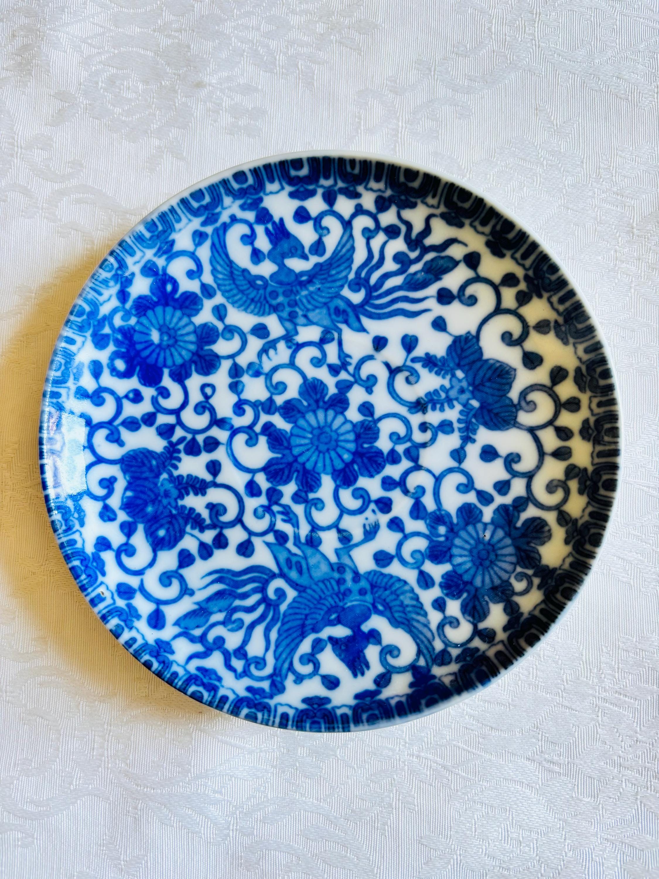 Japan Bird Plates Blue - Etsy