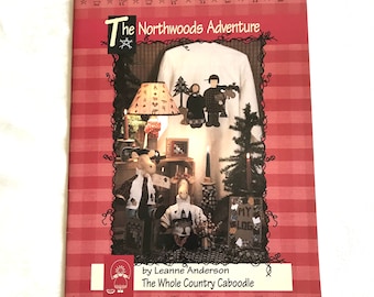 Soft Cover Book, The Northwoods Adventure, by Leanne Anderson, Sewing, Sew, Quilt, Quilts, 1996