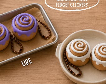 Cinnamon Roll Fidget Clicker