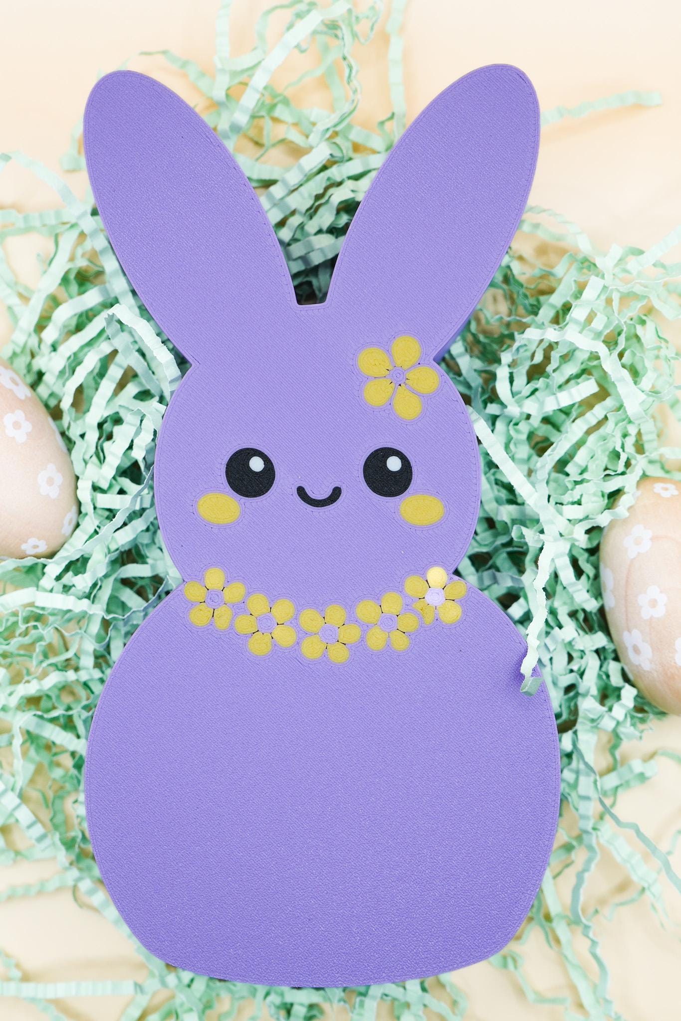 Purple Island Easter Bunny Storage Box - Etsy