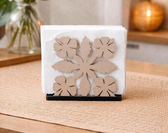 Hibiscus Quilt Napkin Holder