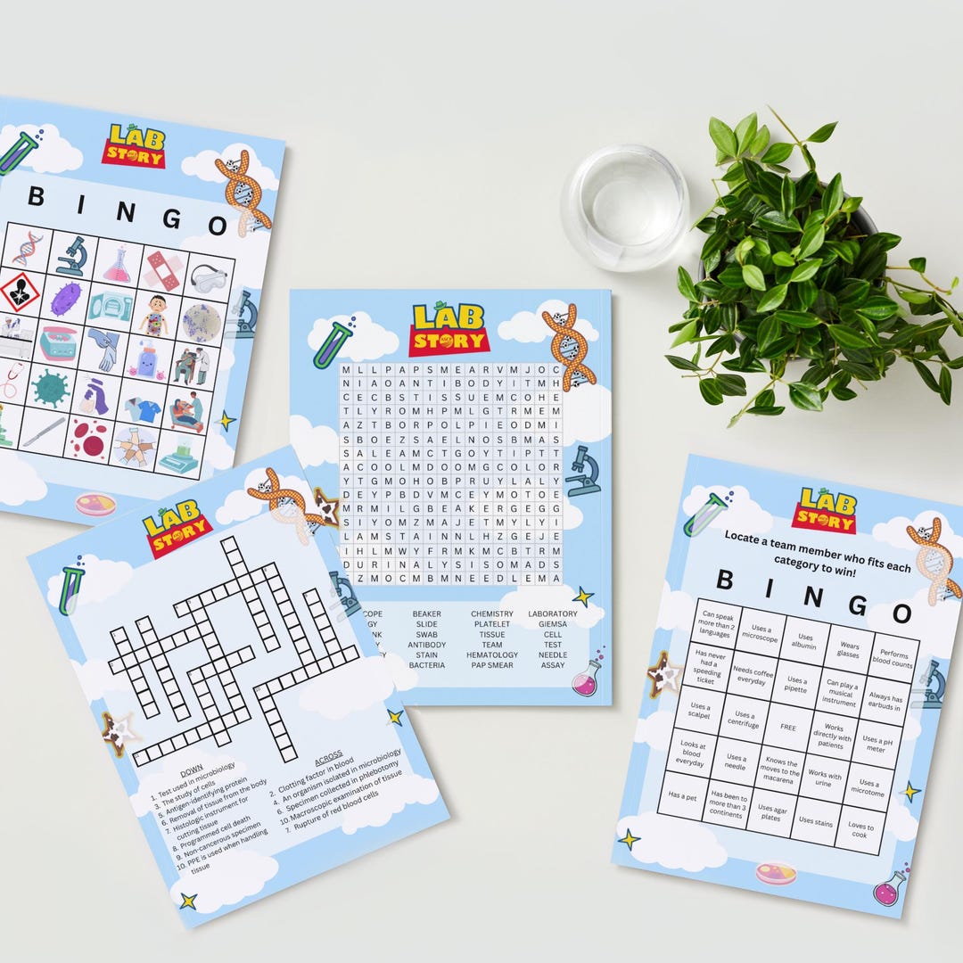 Lab Week Games / Lab Story Activities and Superlatives - Etsy