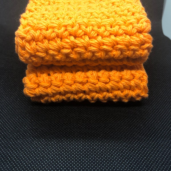 Hunter Orange washcloth set