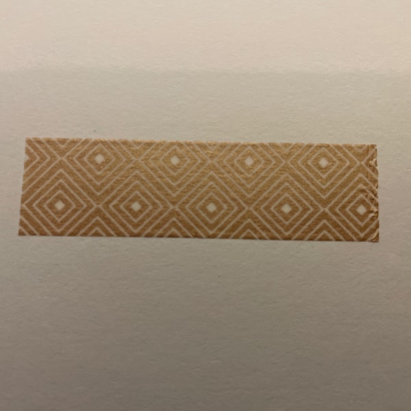 Gold Diamond Washi Tape