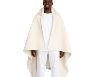 Hooded Sherpa Blanket - The 80's Made Me Design