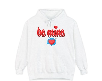 Valentines Day Unisex Garment-Dyed Hoodie