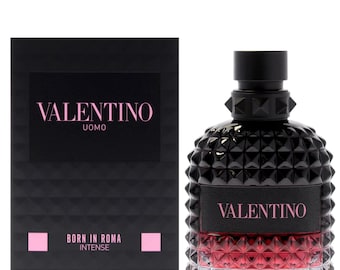 Valentino Uomo Born In Roma Intense EDP 3.4oz 100ml Men's Cologne | Woody Vanilla Eau de Parfum Spray | Luxury Designer Fragrance