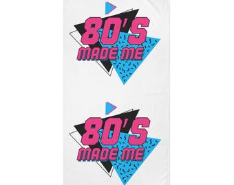 80's Made Me Beach Towel