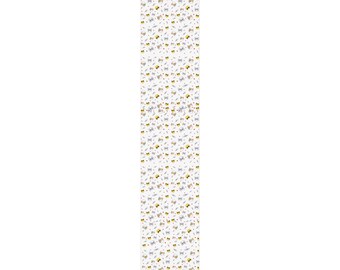 Cute Kitty Faces & Fishbone Holiday gift Wrapping Paper