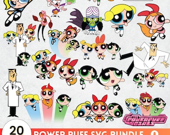 Powerpuff Girls PNG Bundle, Cricut & Sublimation Files