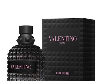Valentino Born In Roma Uomo Eau de Toilette 3.3oz 100ml Men's Cologne | Woody Aromatic Designer Fragrance Spray | Luxury Gift for Him