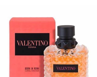 Valentino Donna Born In Roma Coral Fantasy EDP 3.4oz 100ml Women's Perfume | Floral Fruity Eau de Parfum Spray | Luxury Designer Fragrance