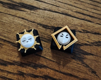 Set di tasti Esquie & François - Tasti artigianali ispirati a Clair Obscur Expedition 33 per tastiera meccanica