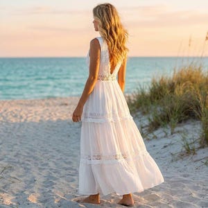 etsy white lace dress White Lace Dress