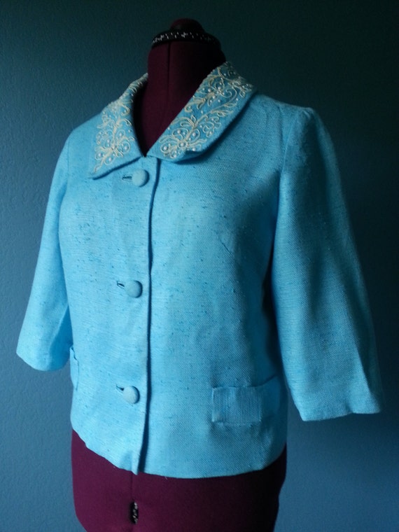 1950's Fred Rothschild of California Baby Blue Jac