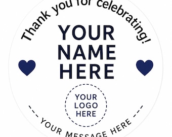 Customized Rounded Sticker