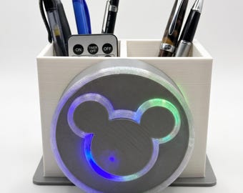 Magic Desk Organizer | RGB Light-Up Mickey Reader Holder