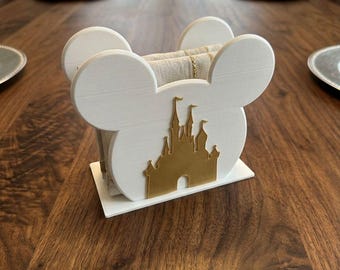 Mickey-Inspired Napkin Holder – Hand-Finished Decorative Table Organizer