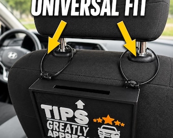 Universal Tip Box for Uber Lyft Drivers – taxi car vehicle Payment